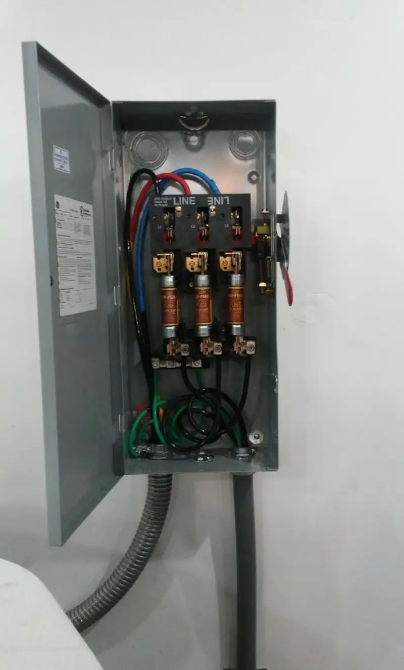 Three-phase disconnect switch installed for Electrical Wiring & Rewiring in Rupert